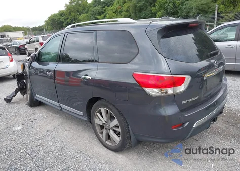 2014 Nissan Pathfinder Platinum из США, поврежденный, VIN 5N1AR2MM7EC709268